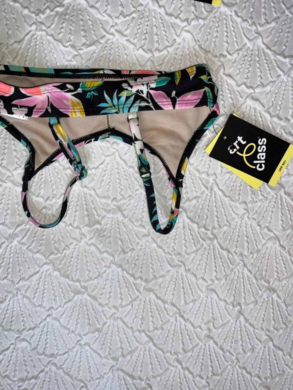 Girls lot of 2 NEW Bathing Suits Size XS (4/5) 1Pc and 2 Pc Art Class American